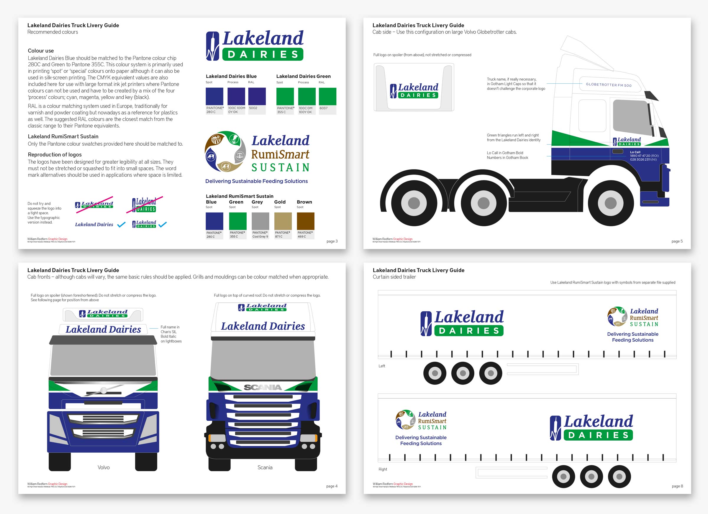 Lakeland Dairies vehicle brand guidelines