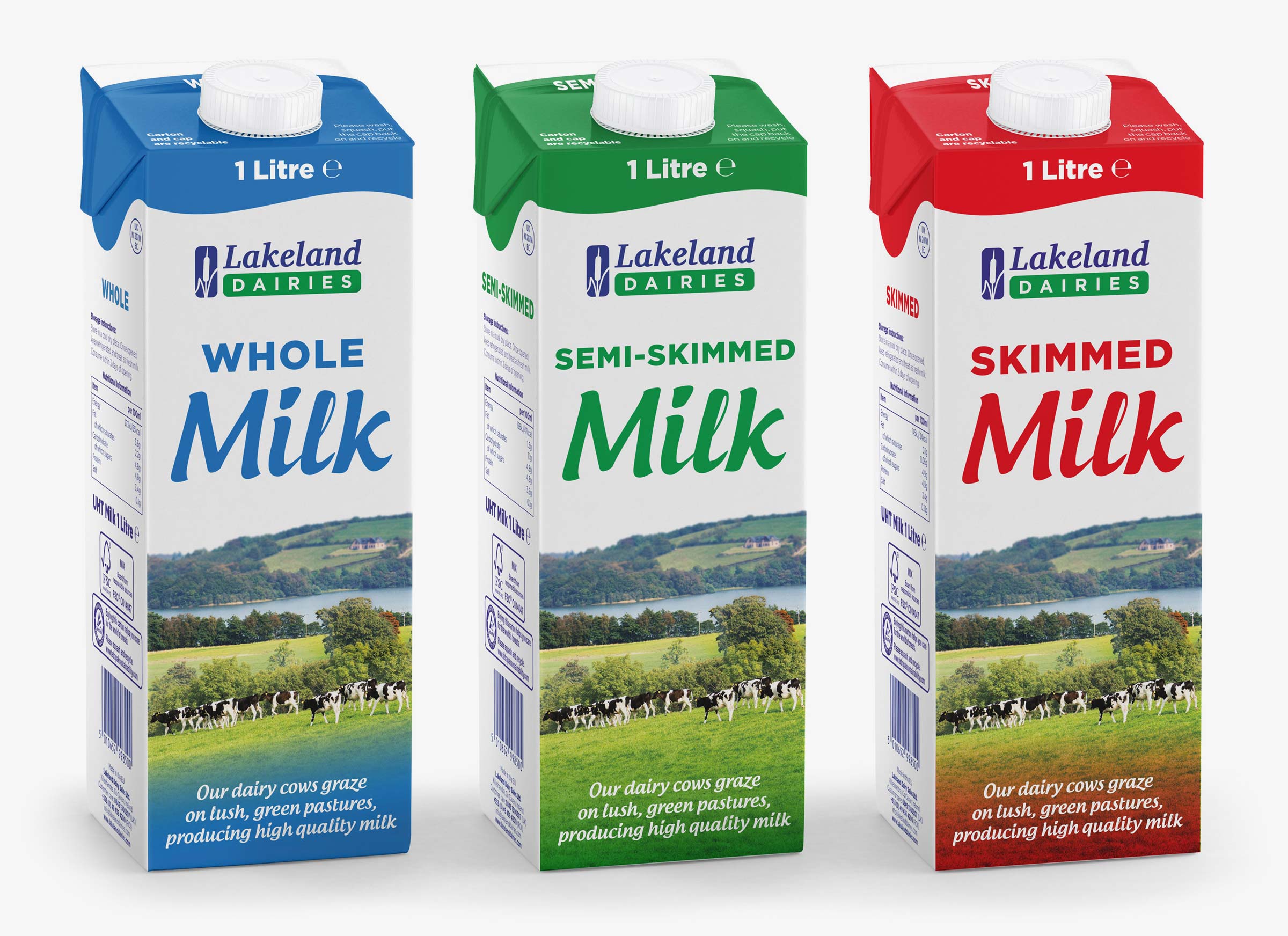 Lakeland Dairies Milk range