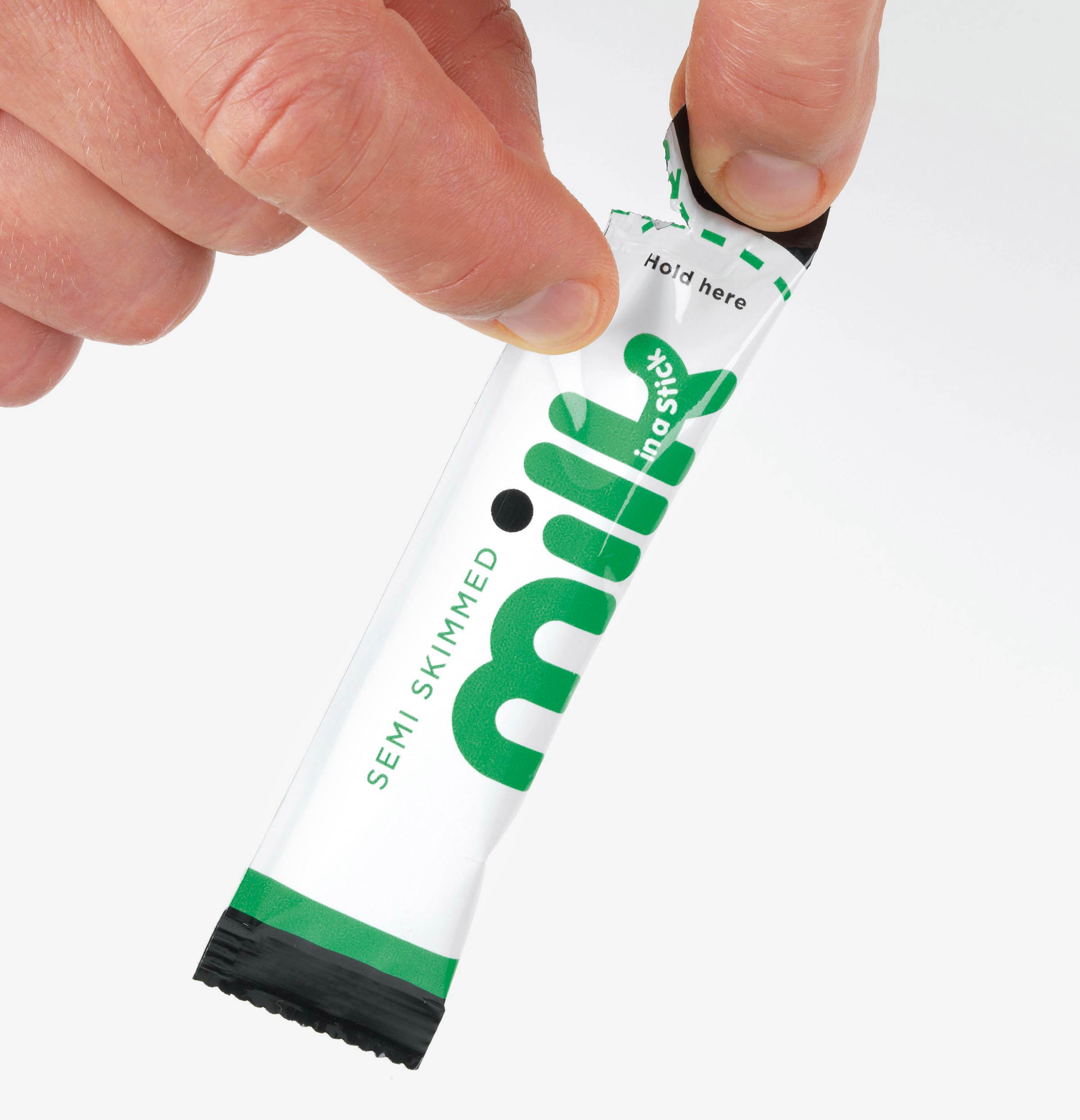 Milk in a Stick in use