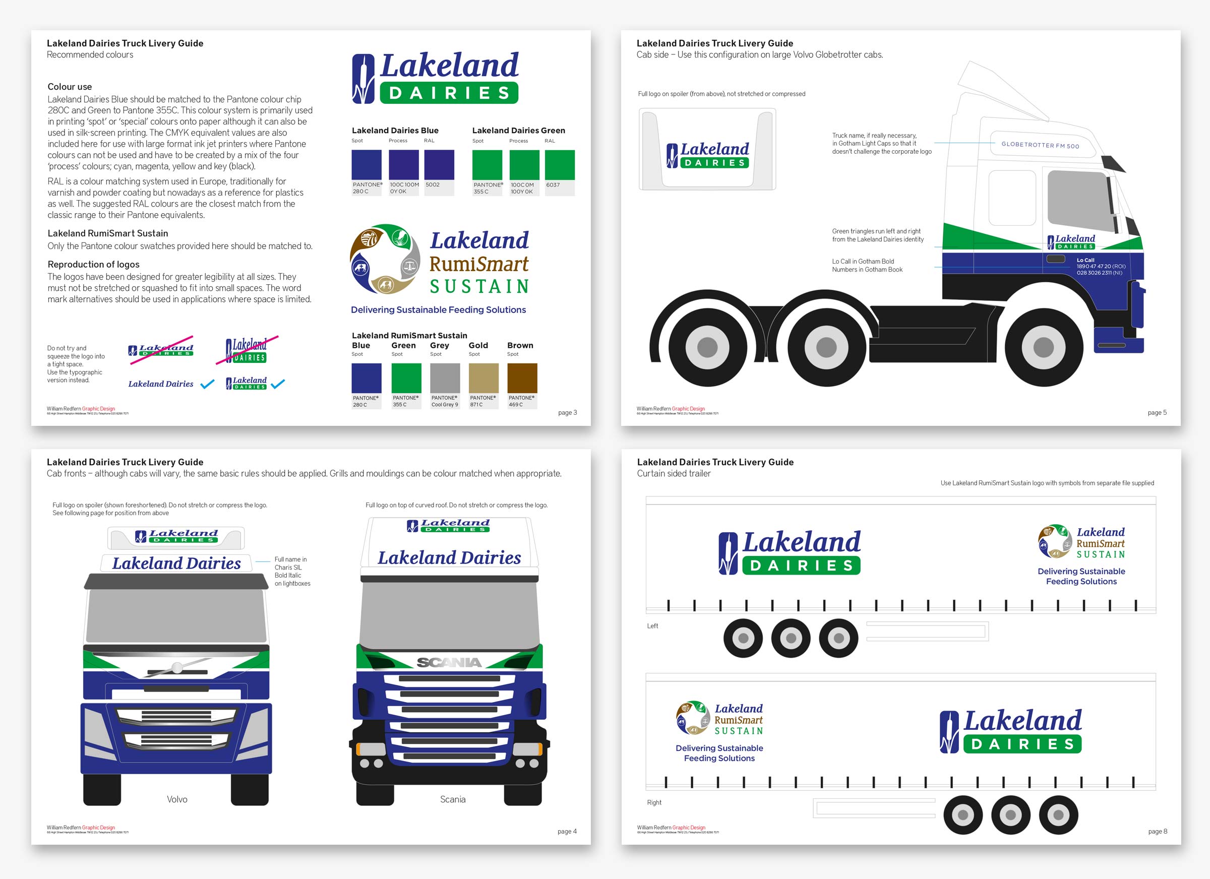 Lakeland Dairies vehicle brand guidelines