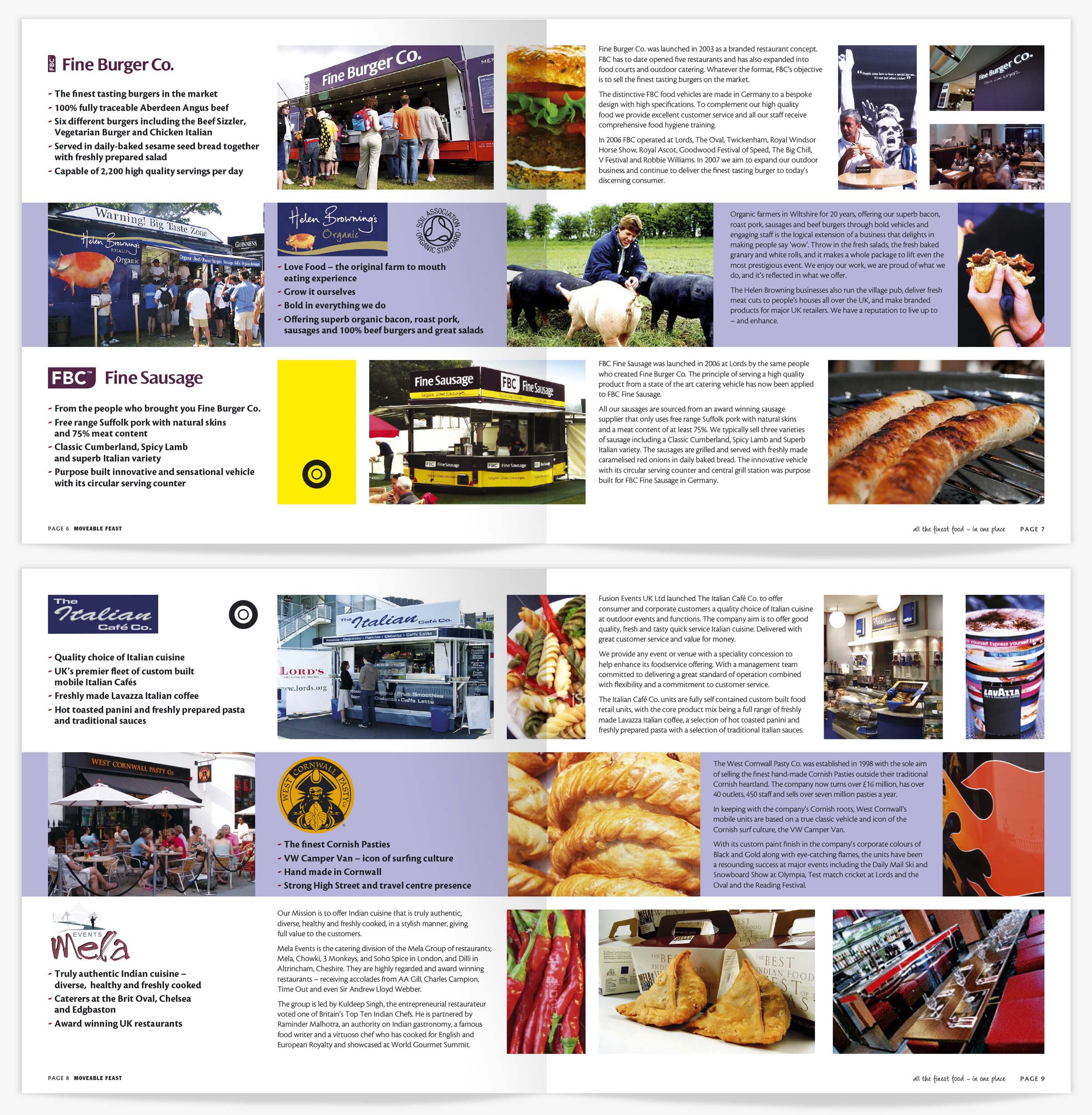 Moveable Feast brochure