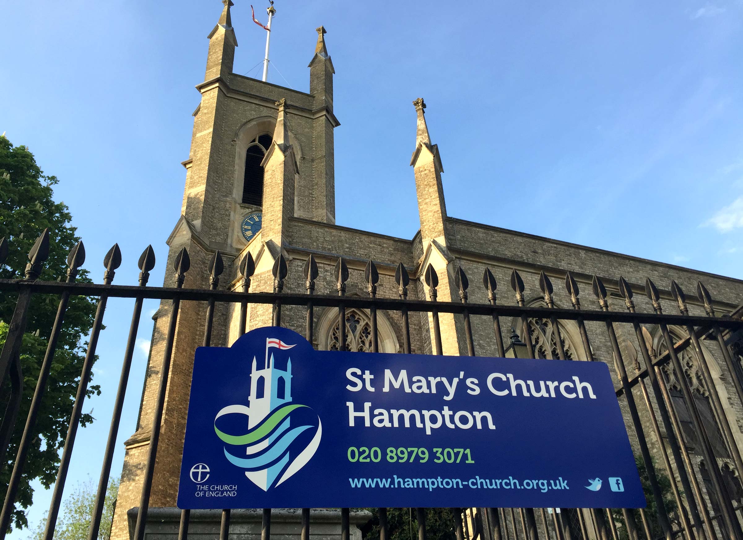 St Mary’s church signage