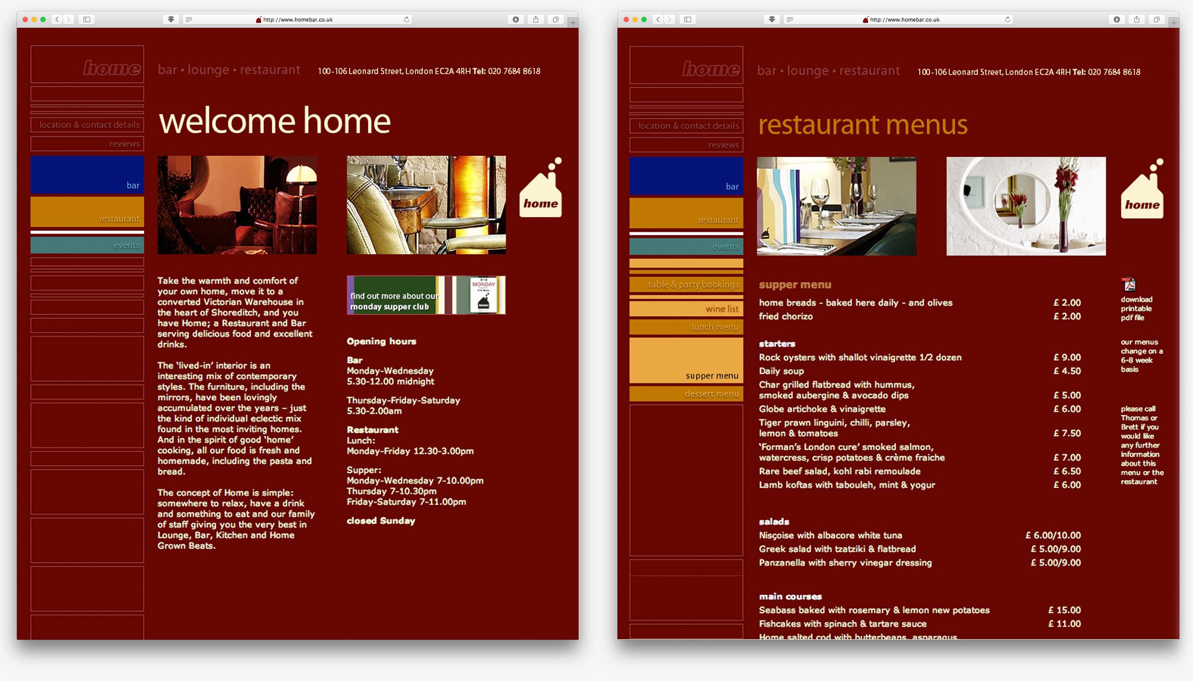 Home website